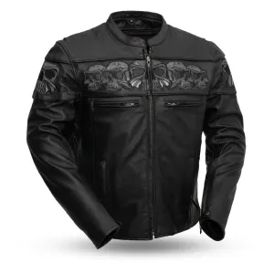 Savage Skulls - Men's Motorcycle Leather Jacket