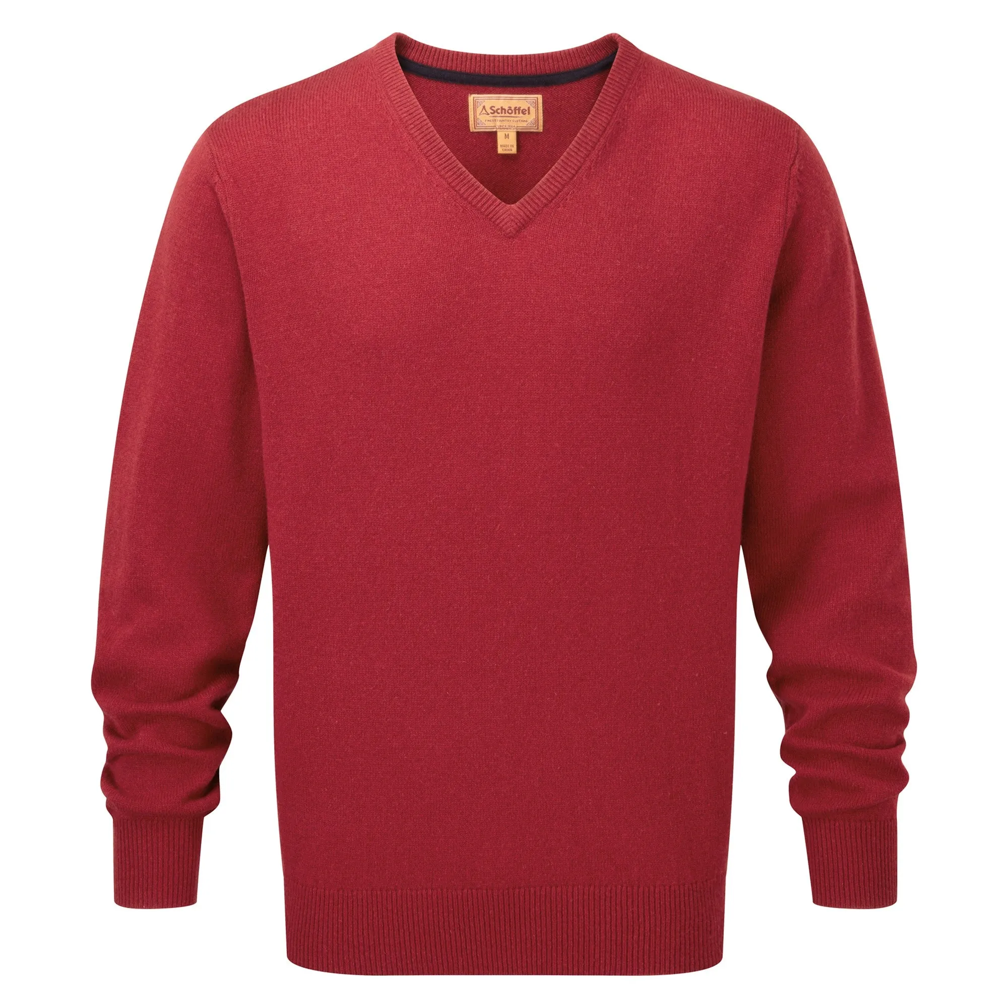 Schoffel Mens Lambswool V Neck Jumper