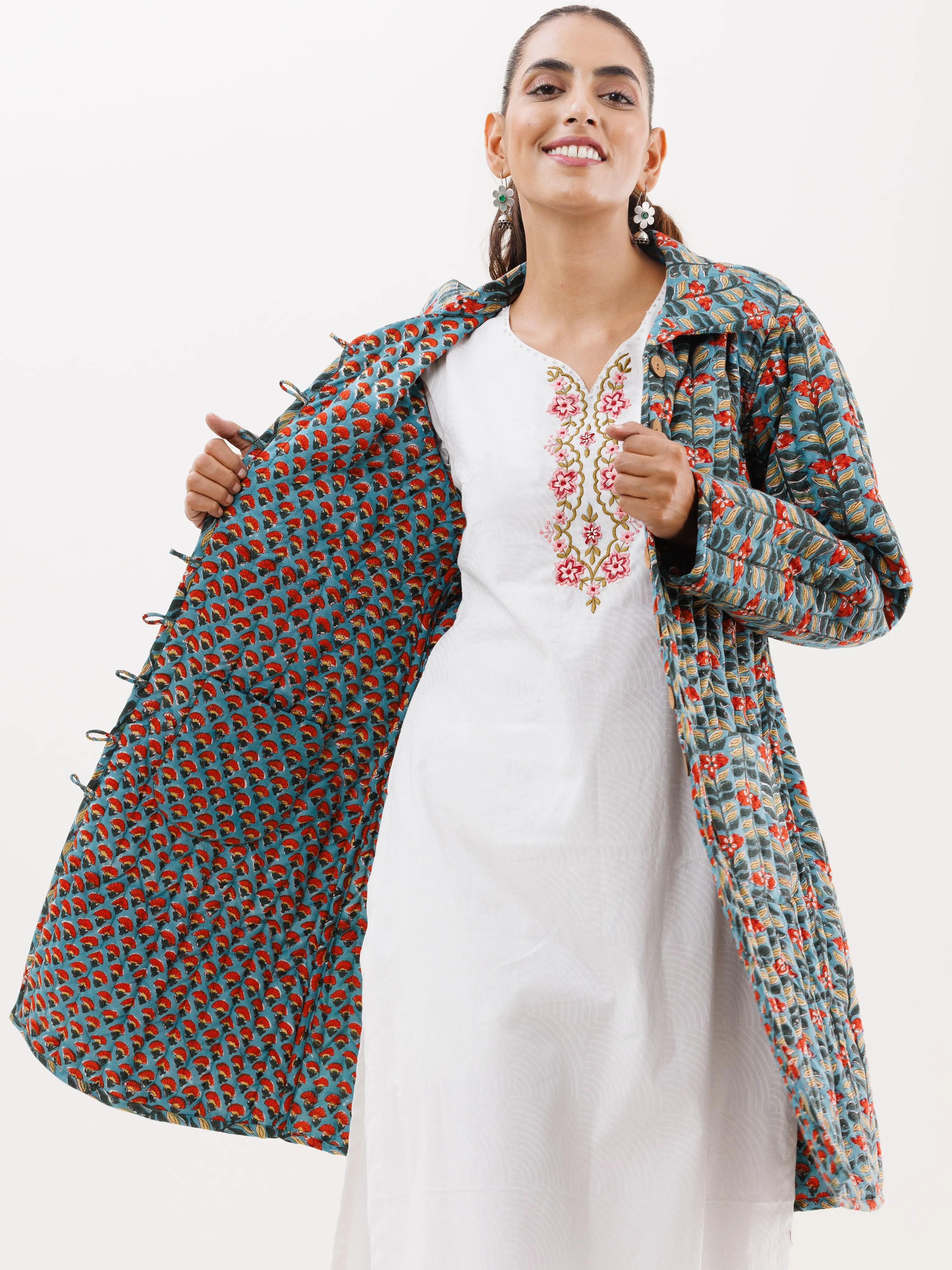 Shishir Deepa Quilted Reversible Jacket