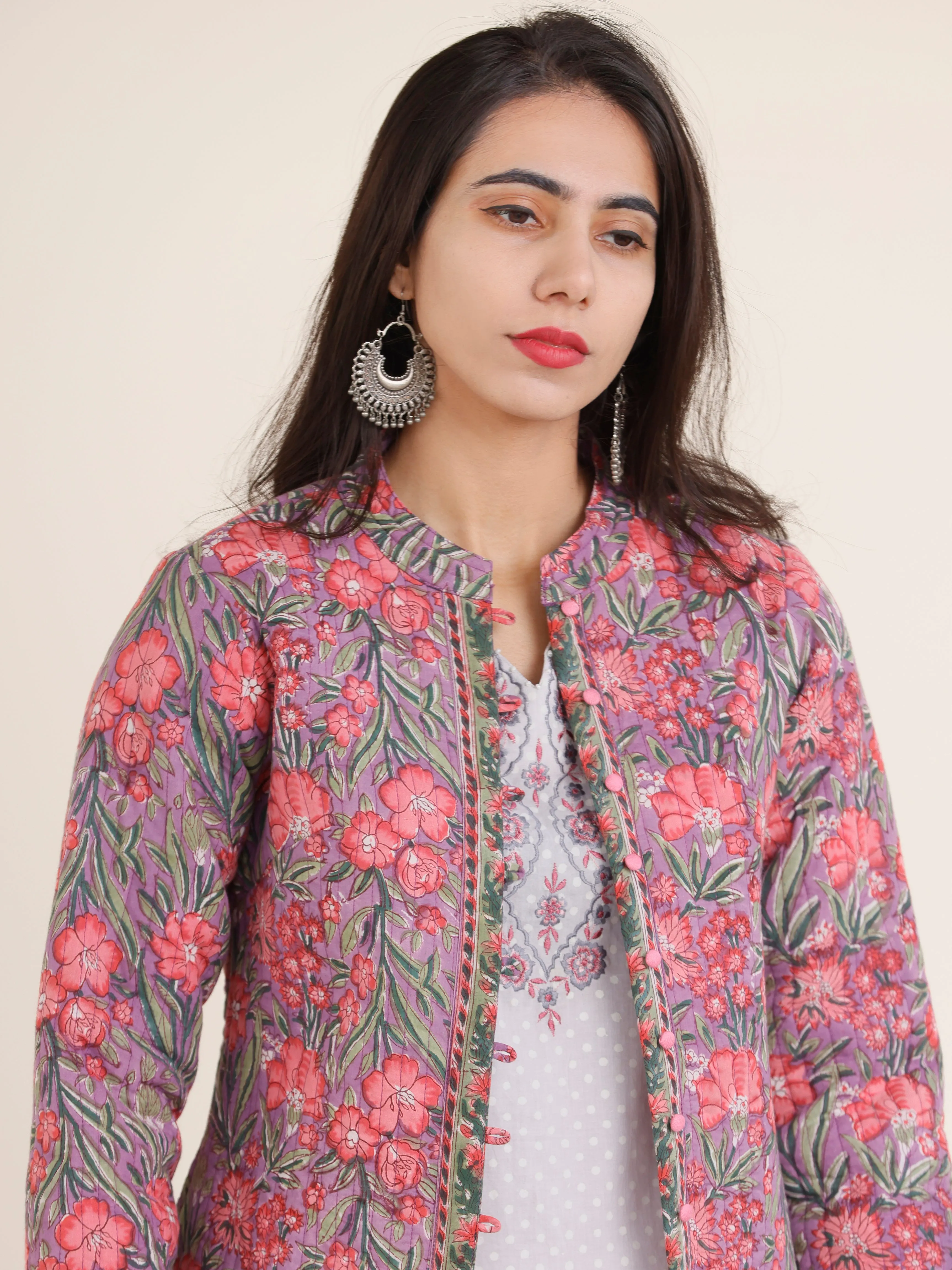 Shishir Ruhi Quilted Reversible Jacket