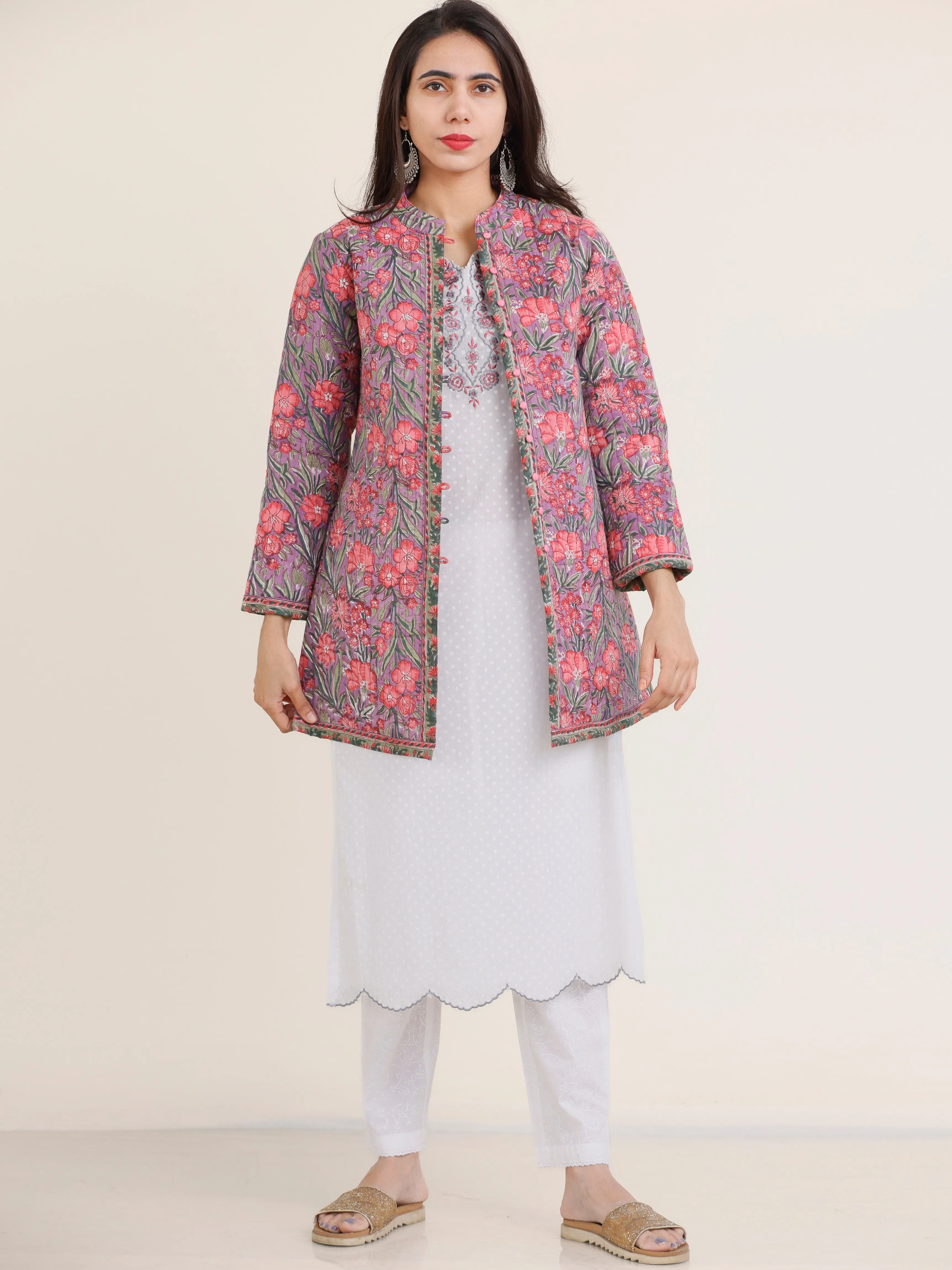 Shishir Ruhi Quilted Reversible Jacket