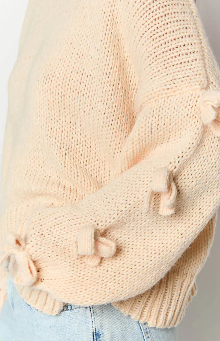 Short and Sweet Cream Knit Jumper