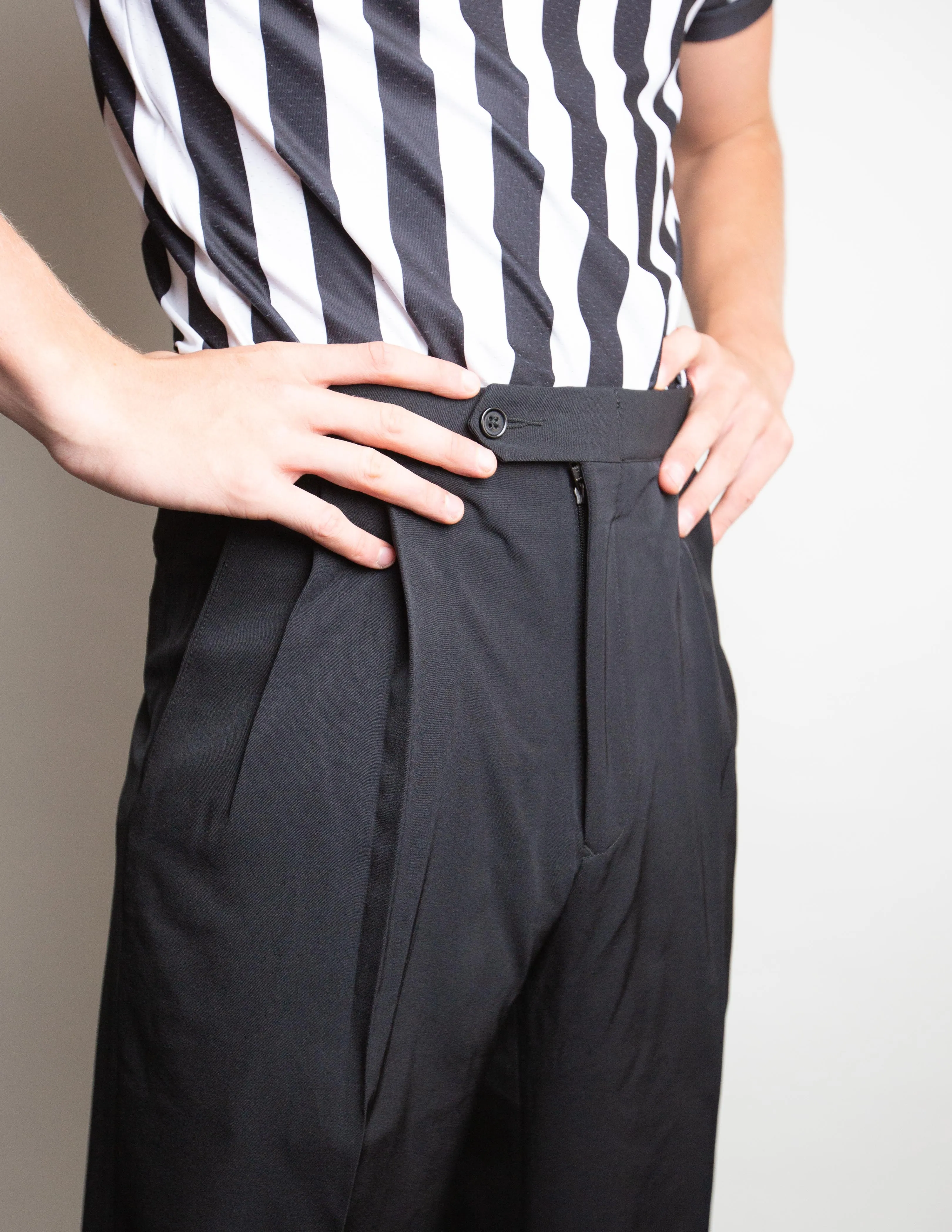 Smitty Premium Pleated Pants with Slash Pockets