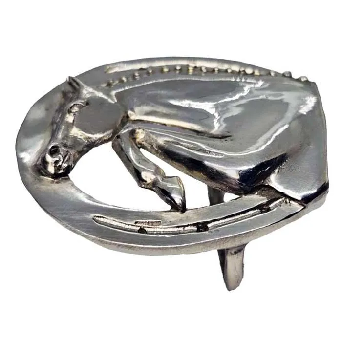 Stardust Jumper Horse Belt Buckle