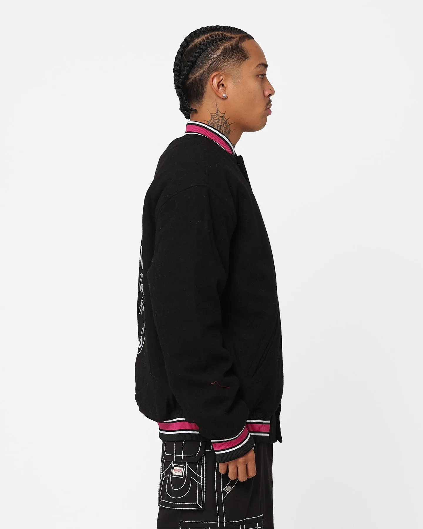 Stussy Varsity Jacket Black