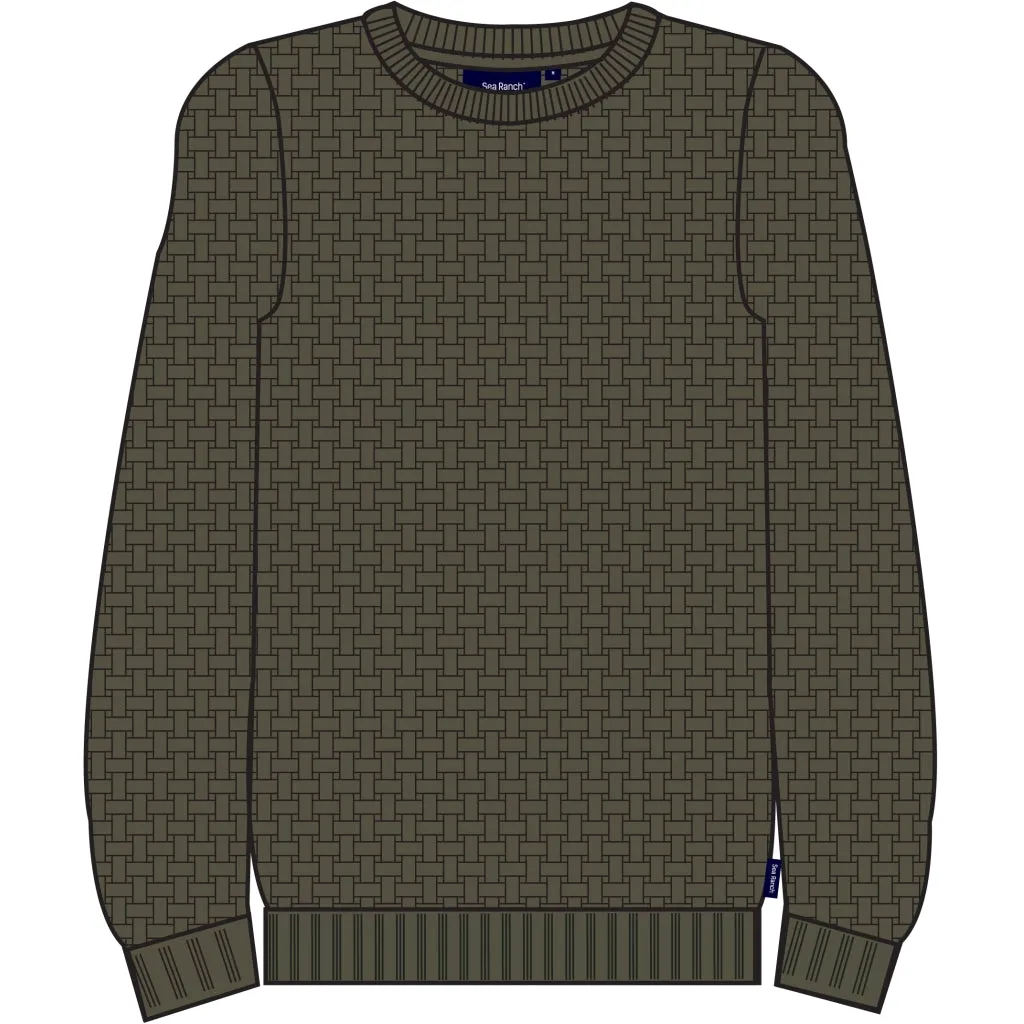 Sverre Crewneck Knit - Olive