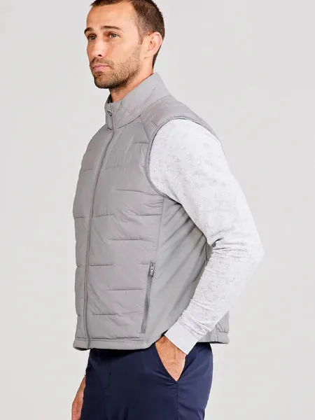 tasc Performance Men's Windermere Hybrid Vest in Shark Gray