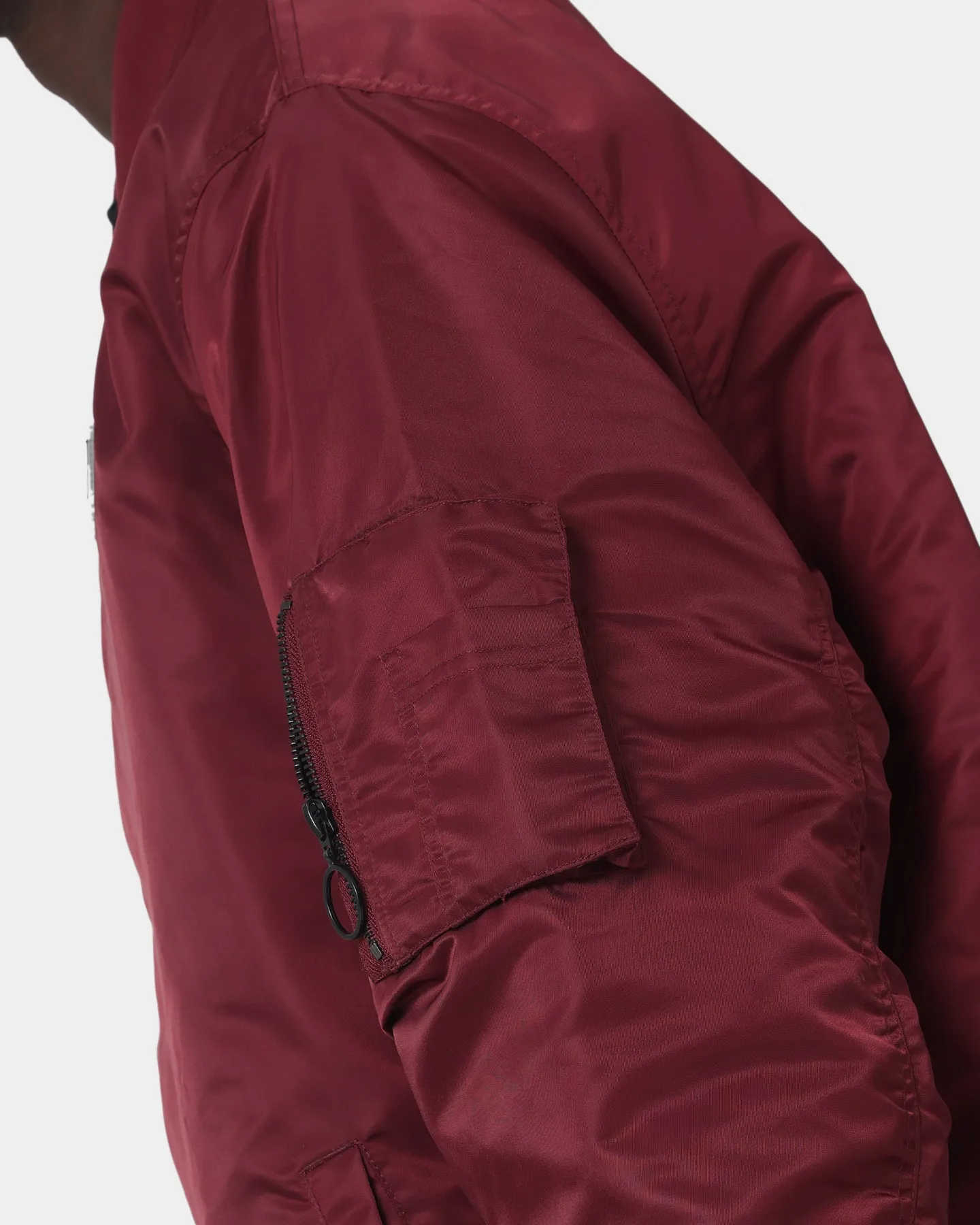 The Anti Order Oblivion Bomber Jacket Dark Burgundy