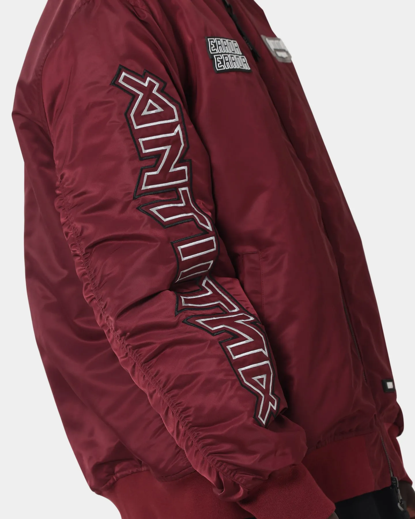 The Anti Order Oblivion Bomber Jacket Dark Burgundy