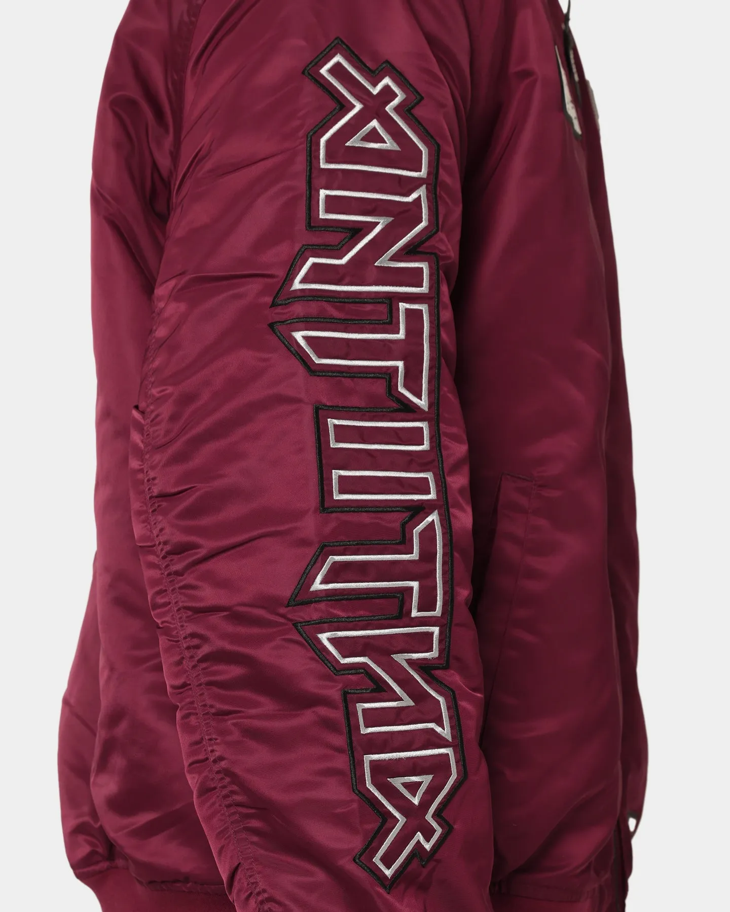 The Anti Order Oblivion Bomber Jacket Dark Burgundy