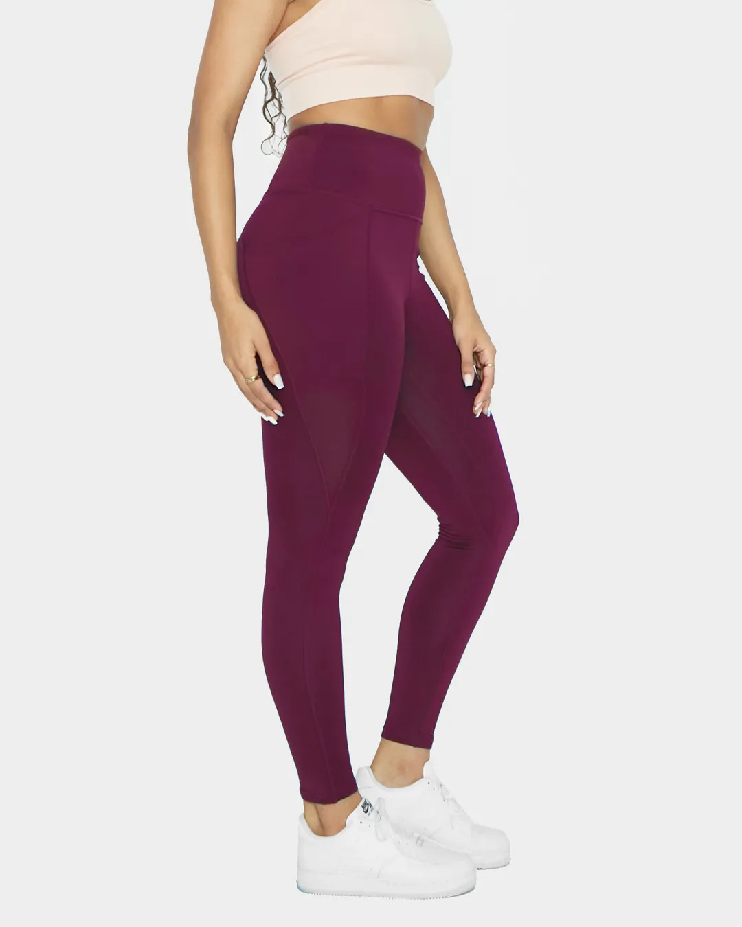 Thermal Warm Leggings - Mulberry