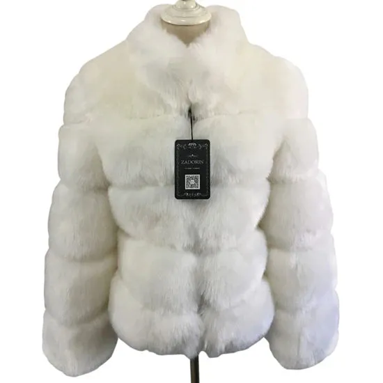 Thick Luxury Faux Fox Fur Coat