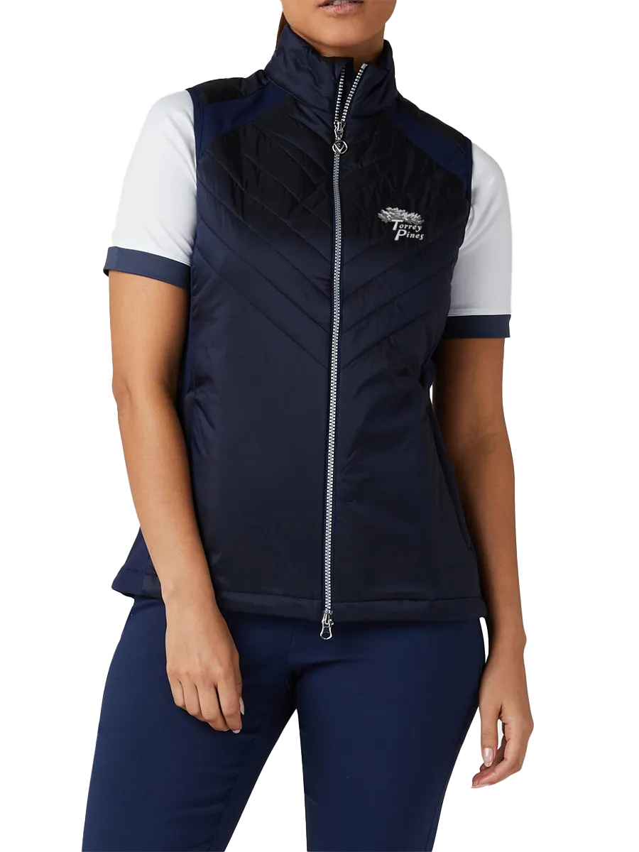 Torrey Pines Women's Engineered Chevron Quilted Vest