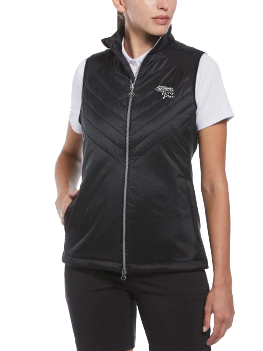 Torrey Pines Women's Engineered Chevron Quilted Vest