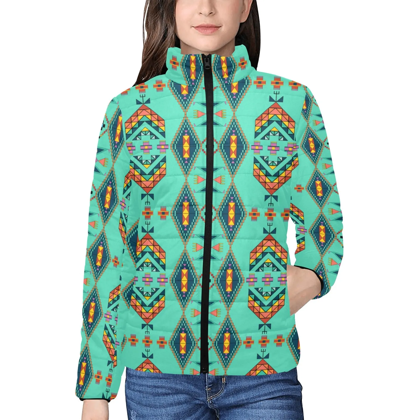 Travois Tipi Smoky Sky Women's Padded Jacket