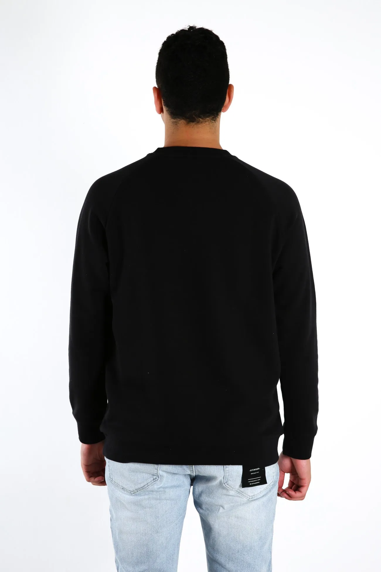 Trefoil Essentials Crewneck Sweatshirt Black