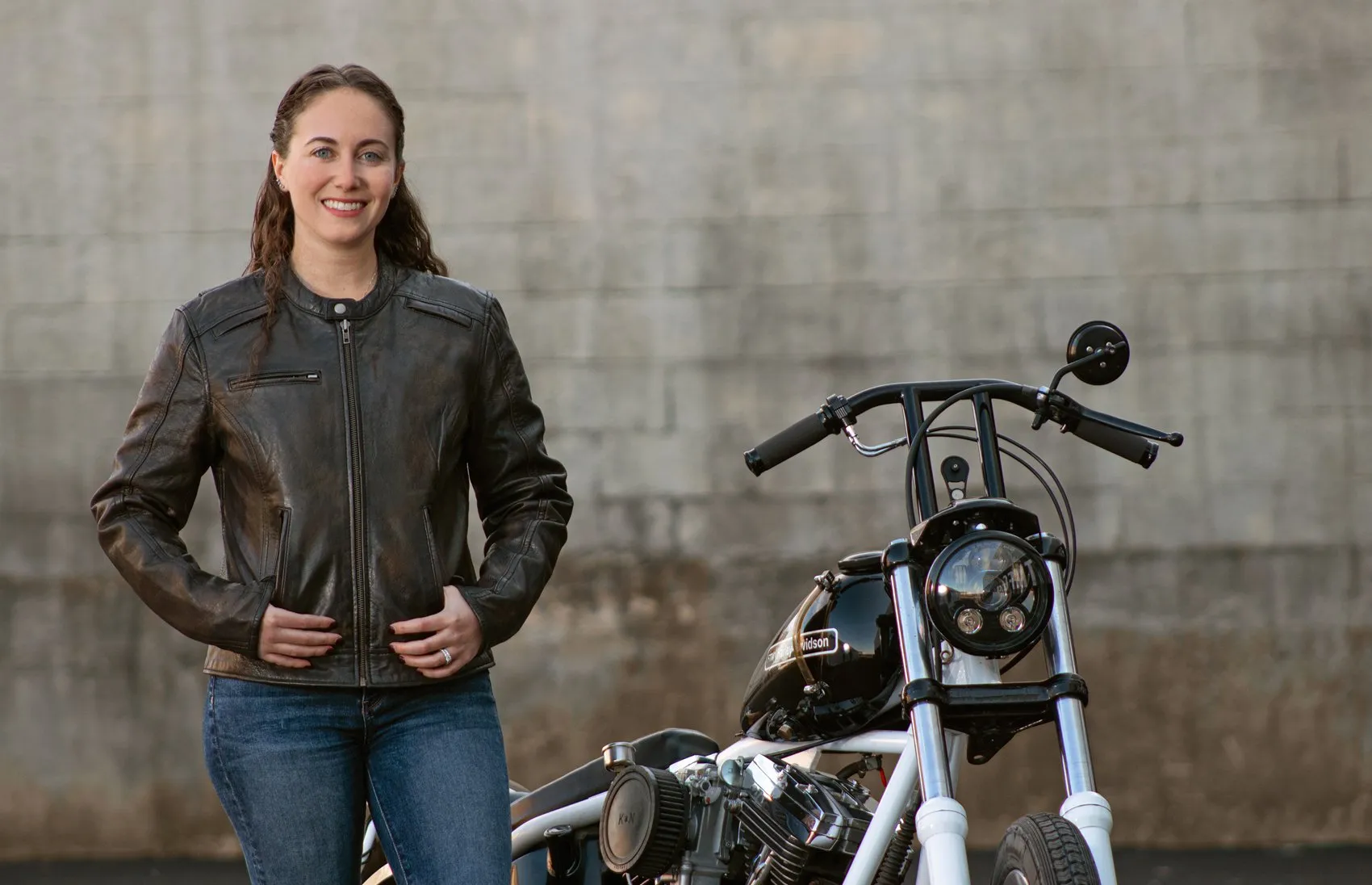 Trickster - Women's Leather Motorcycle Jacket