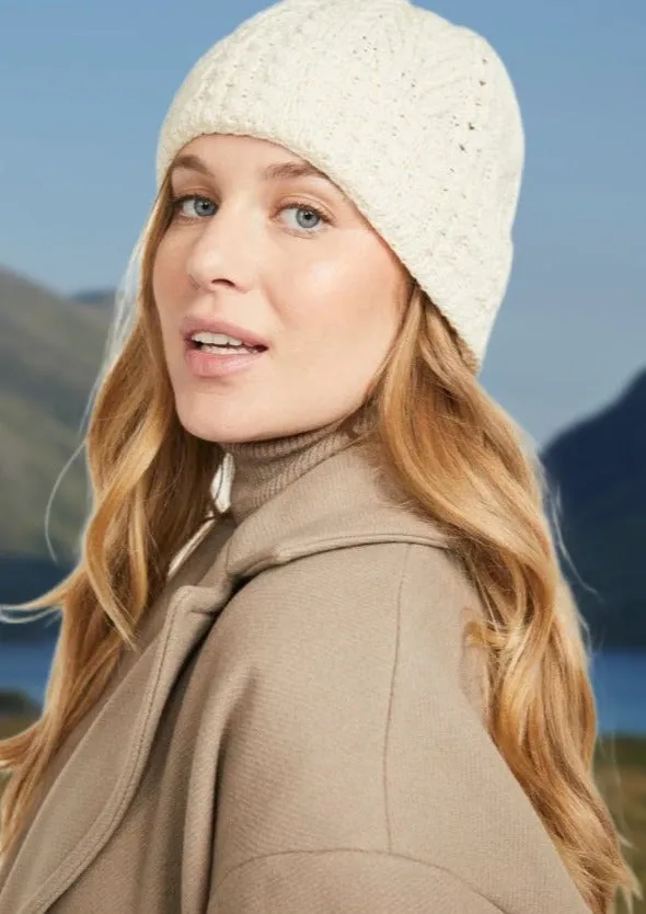 Unisex Aran Hat | Natural