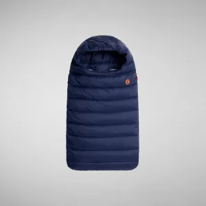 Unisex kids' baby sleeping bag May in navy blue