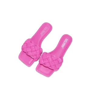 Vagabond Quilted Sandal - Hot Pink