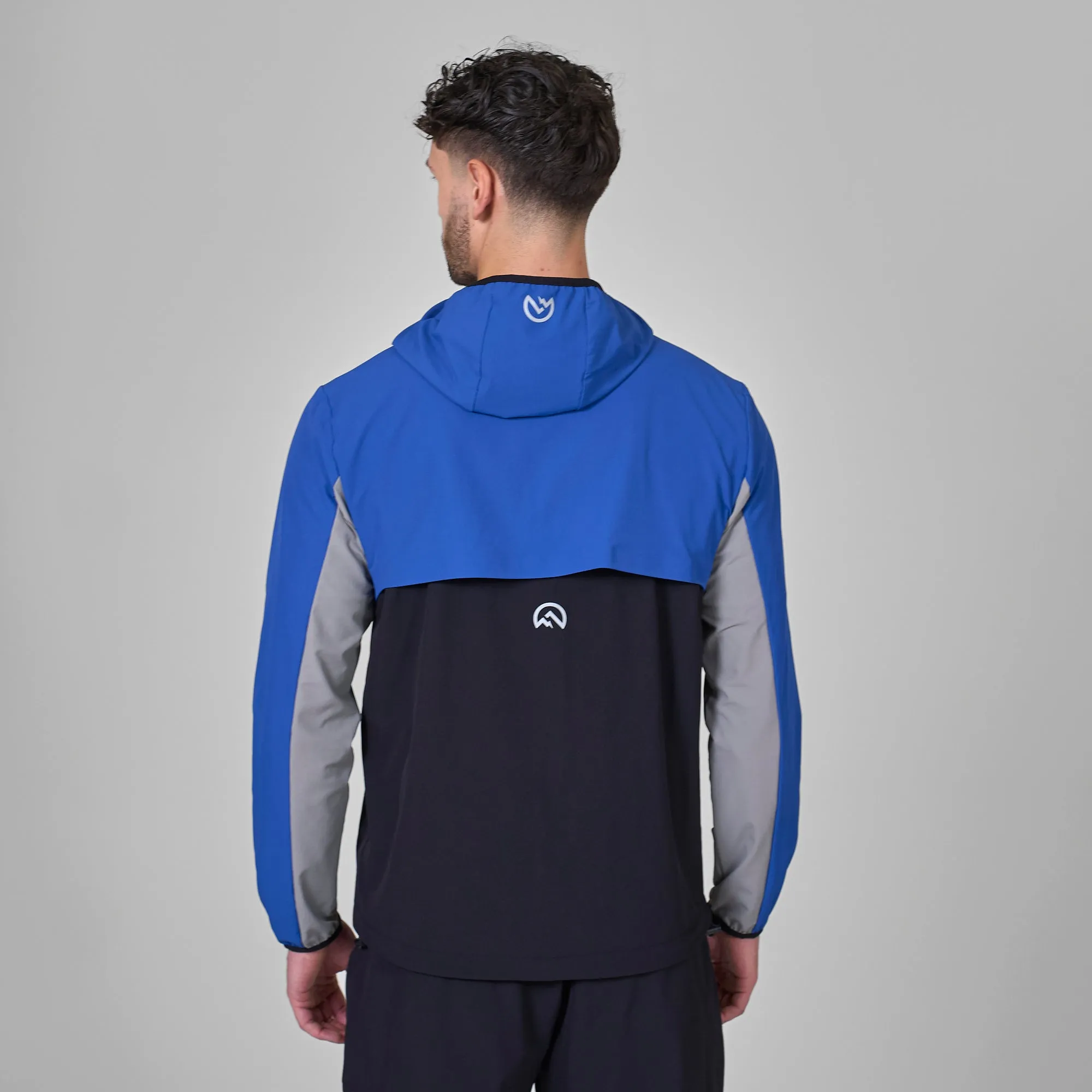 Versatility Tracksuit Jacket - Black/Cobalt/Grey