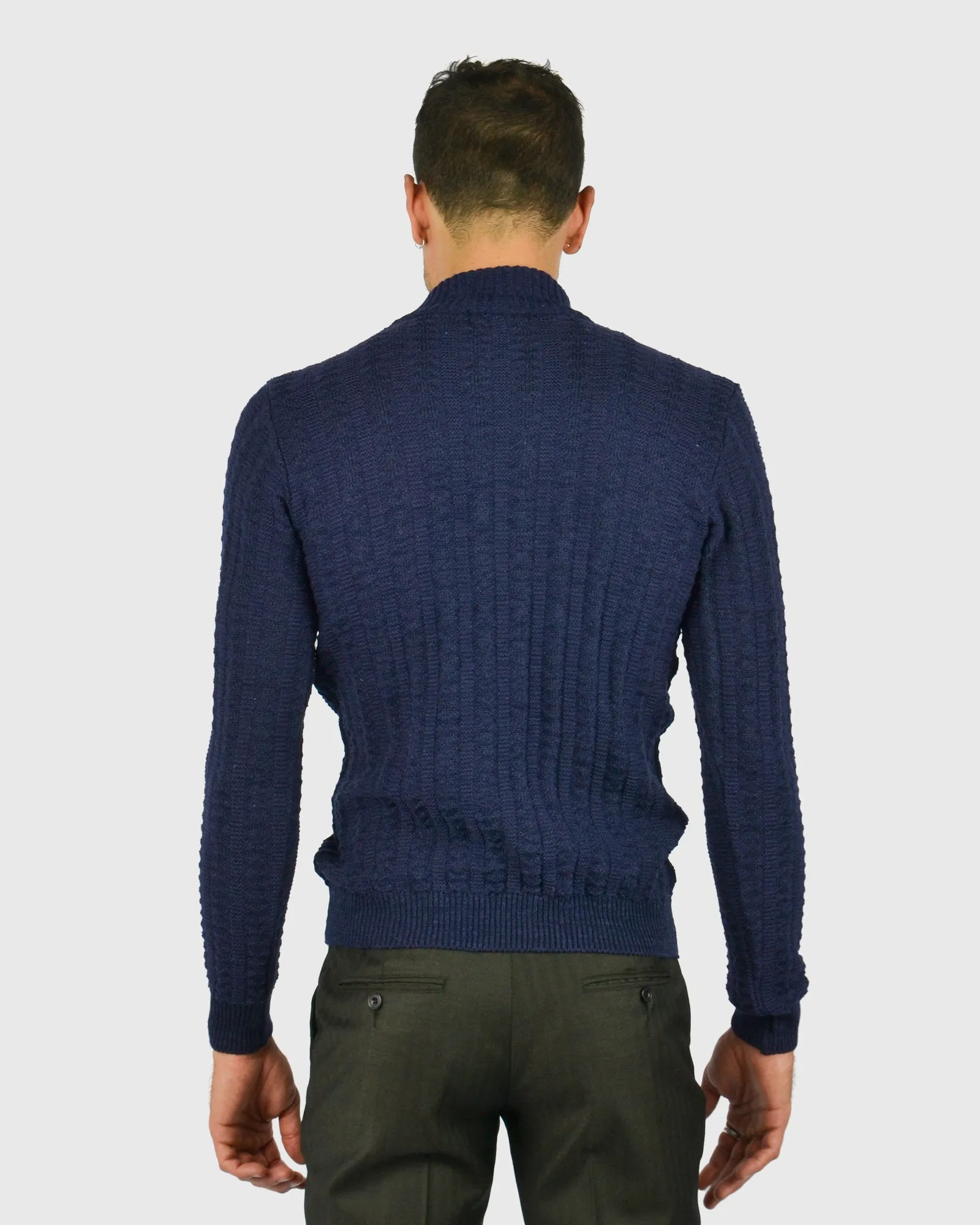 VINCENT & FRANKS W22SLB NAVY CARDIGAN