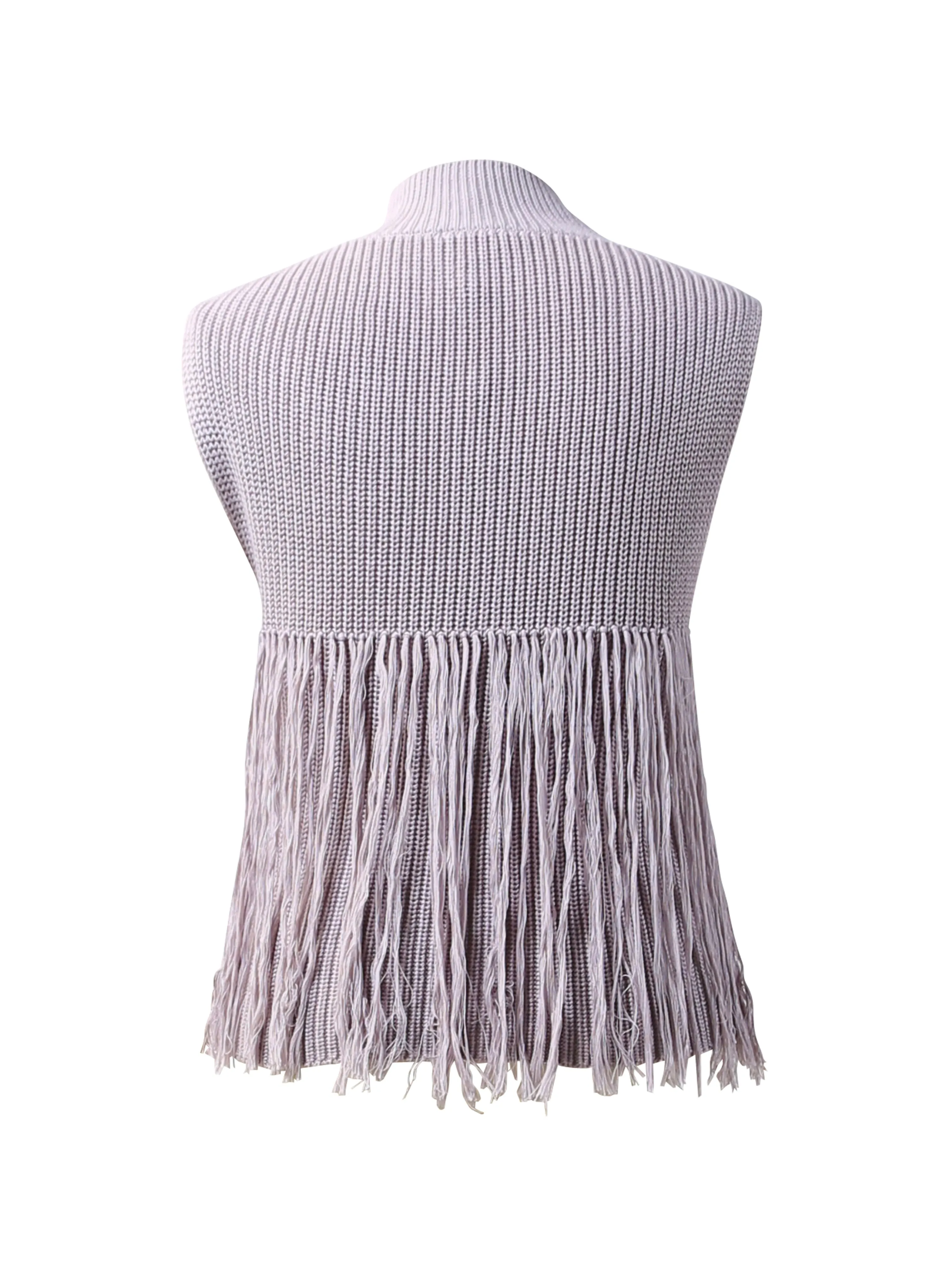 VIRNA knit vest - Dusty purple