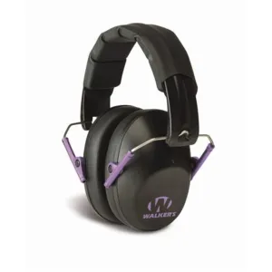 Walkers Low Profile Black with Purple Logo Muff