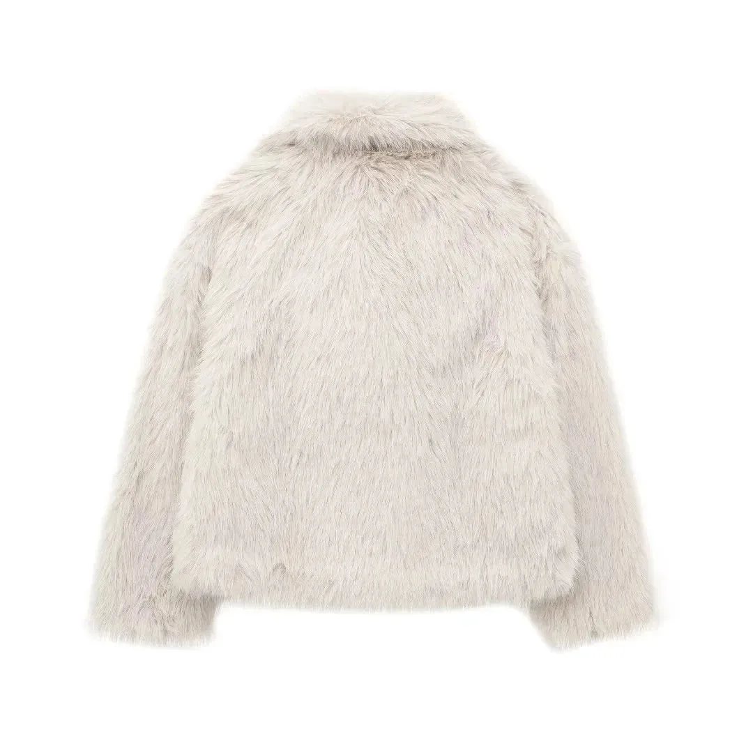 Winter Faux Fur Oversize short Coat