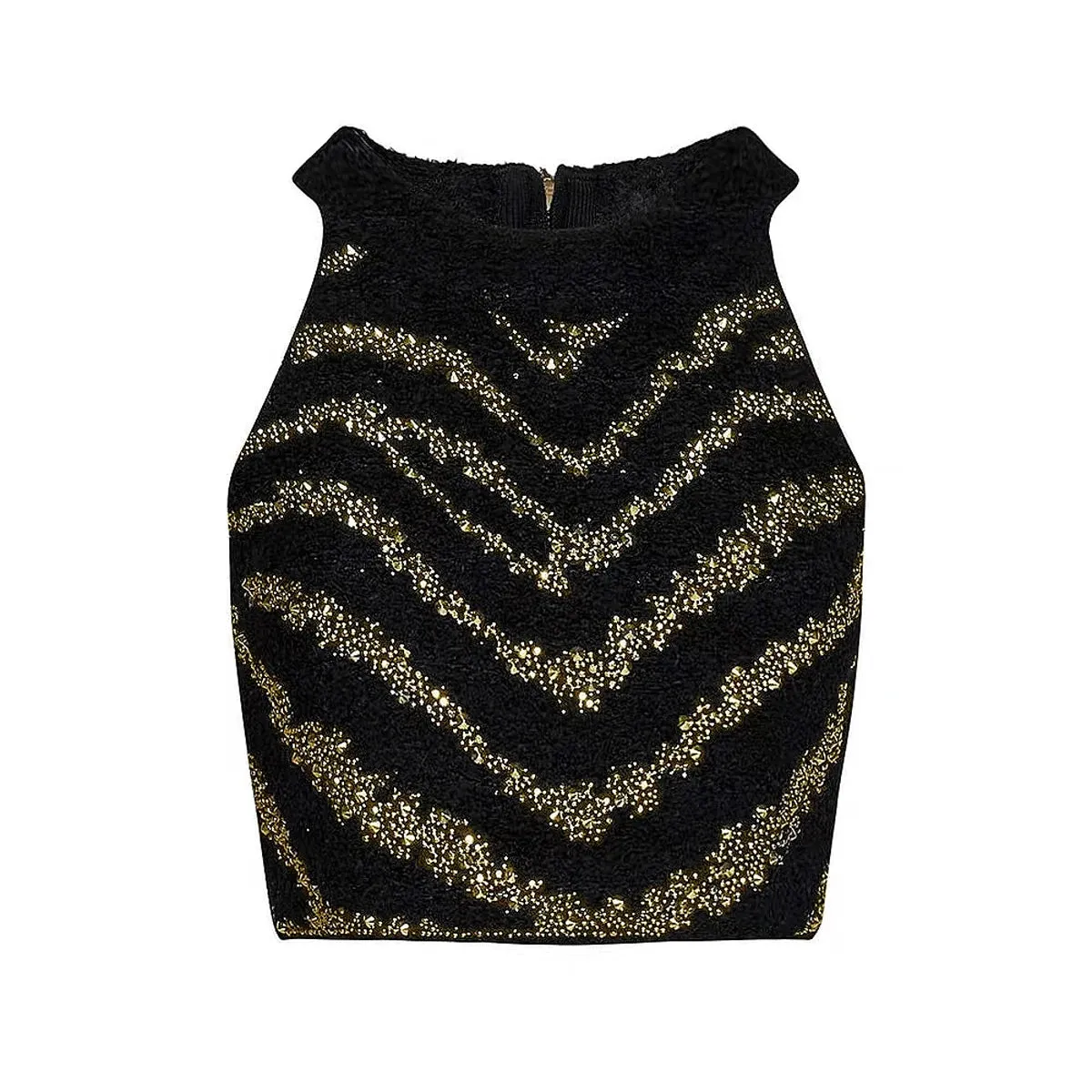 Women's Quality Knitted Hot Diamond Vest   Jacket   Skirt