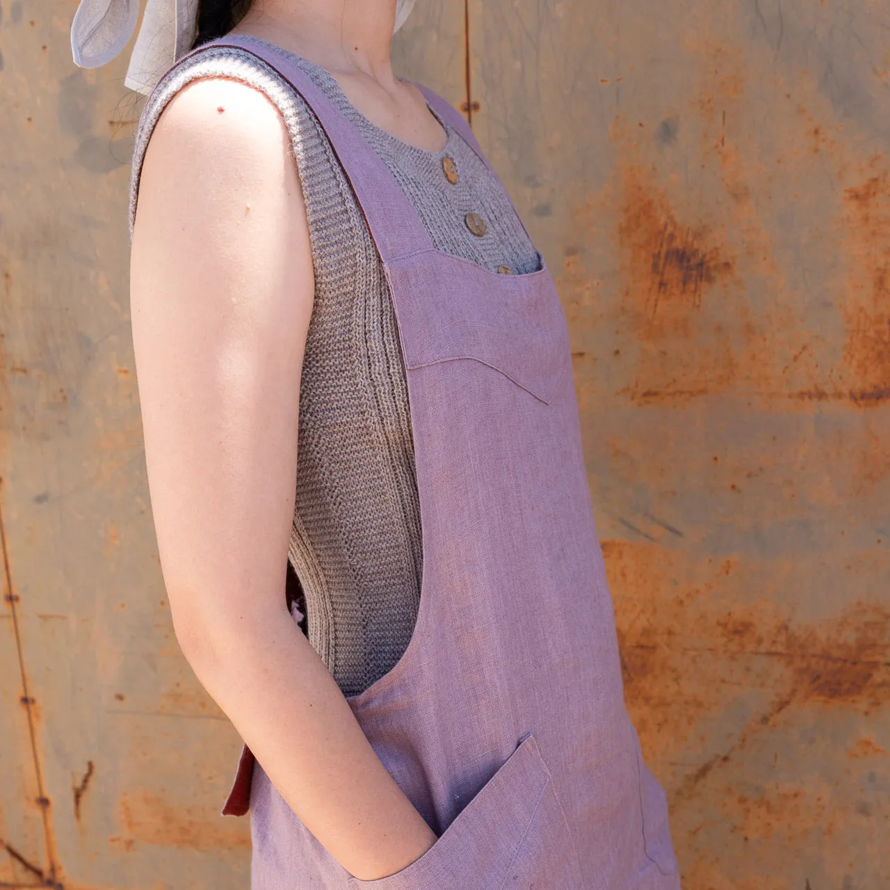 Women's Rico Vest - 100% Baby Alpaca - Light Brown (S-L)