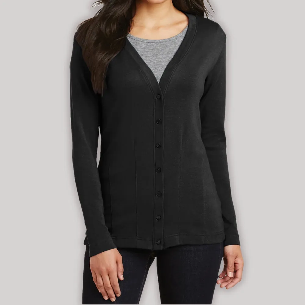 Women's Stretch Cotton Cardigan Sweater